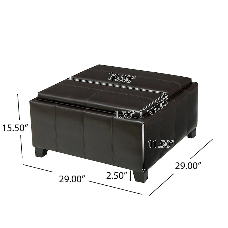Pouf rembourré moderne multifonctionnel