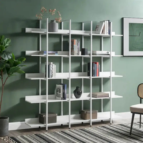 Bibliothèque à 5 niveaux pour bureau à domicile