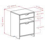 Meuble de rangement Nova Filing, anthracite
