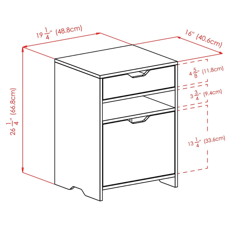 Meuble de rangement Nova Filing, anthracite