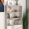 Highboard Cabinet Top with 2 Shelves, Solid Pine Wood, Rustic Style, 33.5W x 13.8D x 39.4H