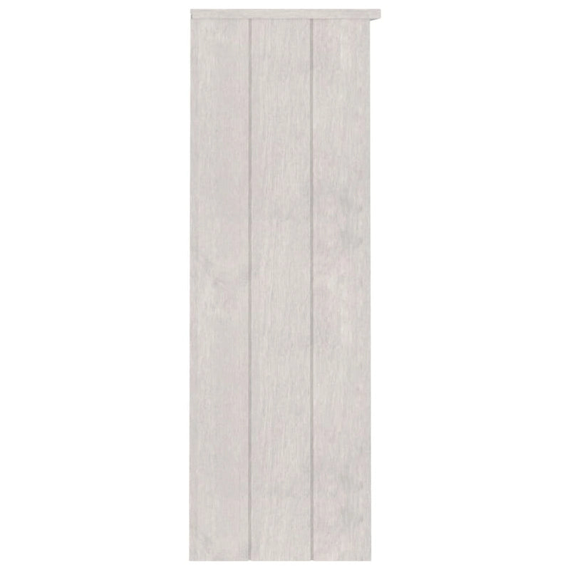 Highboard Cabinet Top with 2 Shelves, Solid Pine Wood, Rustic Style, 33.5W x 13.8D x 39.4H