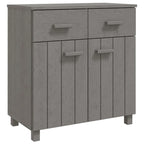 Sideboard Buffet Console Cabinet, 2 Doors & 2 Drawers, Solid Pine Wood, 31.1W x 15.7D x 31.5H