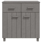 Sideboard Buffet Console Cabinet, 2 Doors & 2 Drawers, Solid Pine Wood, 31.1W x 15.7D x 31.5H