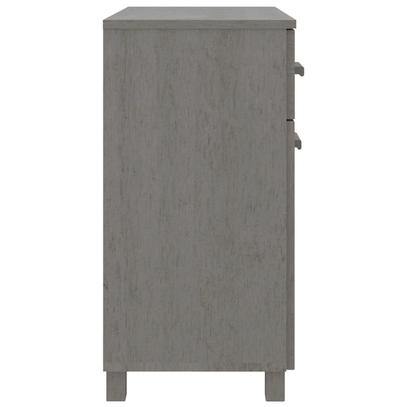 Sideboard Buffet Console Cabinet, 2 Doors & 2 Drawers, Solid Pine Wood, 31.1W x 15.7D x 31.5H