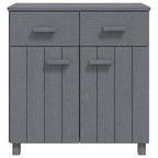 Sideboard Buffet Console Cabinet, 2 Doors & 2 Drawers, Solid Pine Wood, 31.1W x 15.7D x 31.5H