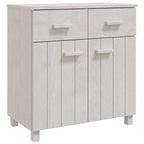 Sideboard Buffet Console Cabinet, 2 Doors & 2 Drawers, Solid Pine Wood, 31.1W x 15.7D x 31.5H