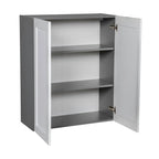 33 x 36 Wall Cabinet-Double Door-Grey - 33 x 36 x 12
