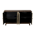 59.84 Vintage Freestanding Storage Cabinet with 4 Doors