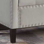 Banc ottoman de rangement capitonné – 122 cm (L) x 47 cm (l) x 56 cm (H)