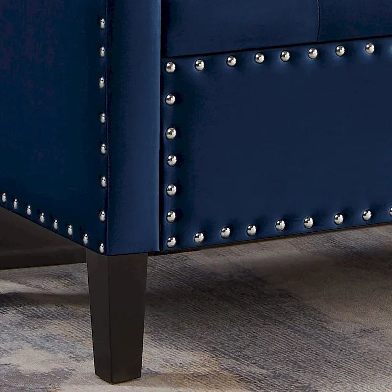 Banc ottoman de rangement capitonné – 122 cm (L) x 47 cm (l) x 56 cm (H)