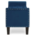 Banc ottoman de rangement capitonné – 122 cm (L) x 47 cm (l) x 56 cm (H)