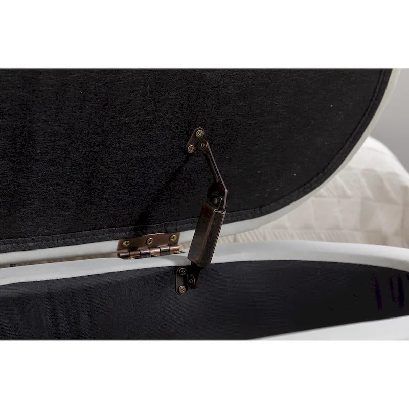 Banc de rangement en tissu de velours Banc de chambre à coucher avec pieds en bois pour salon, chambre à coucher, intérieur