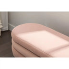 Banc de rangement en tissu de velours Banc de chambre à coucher avec pieds en bois pour salon, chambre à coucher, intérieur