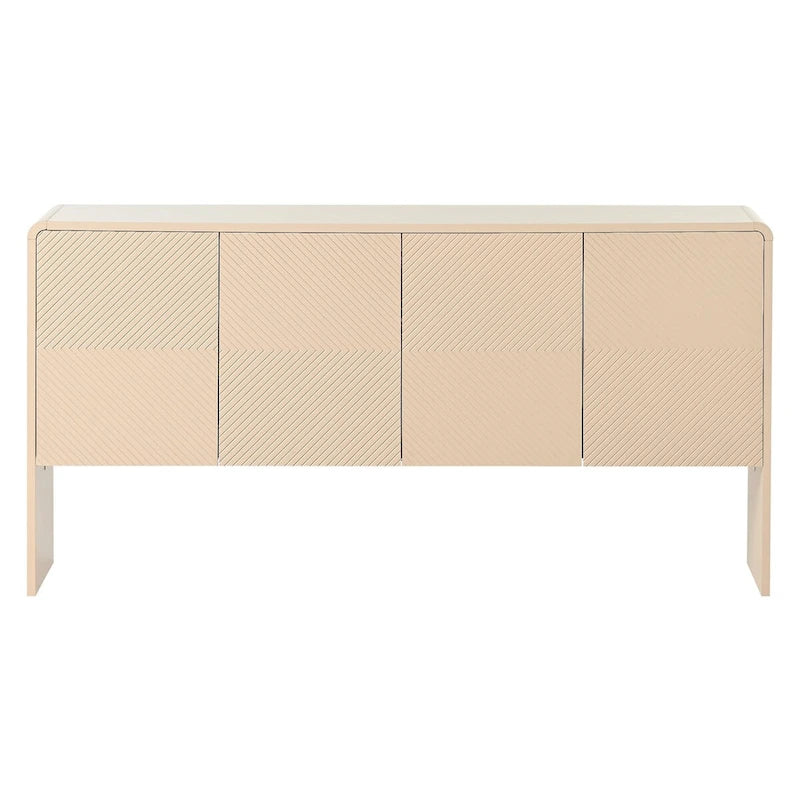 60L Large Storage Space with 4 Doors and Rebound Device - N/A