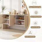 60L Large Storage Space with 4 Doors and Rebound Device - N/A