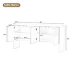 60L Large Storage Space with 4 Doors and Rebound Device - N/A