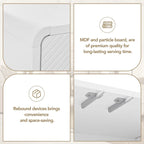 60L Large Storage Space with 4 Doors and Rebound Device - N/A