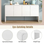 60L Large Storage Space with 4 Doors and Rebound Device - N/A