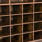 Sleek Design 24 Shoe Cubby Console