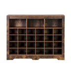Sleek Design 24 Shoe Cubby Console