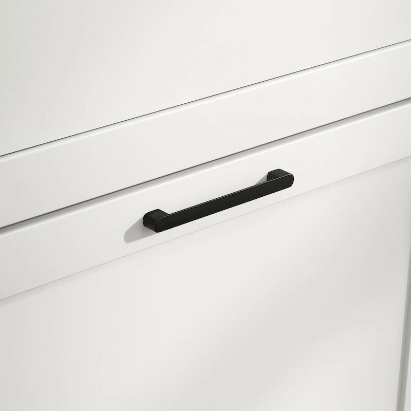 Shoe Storage Cabinet with Open Compartment and 2 Flip Drawers