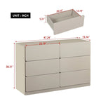 Drawer dresser cabinet,bar cabinet,Buffet server console,table storge cabinets,Flat out the corners of the drawers,six drawers