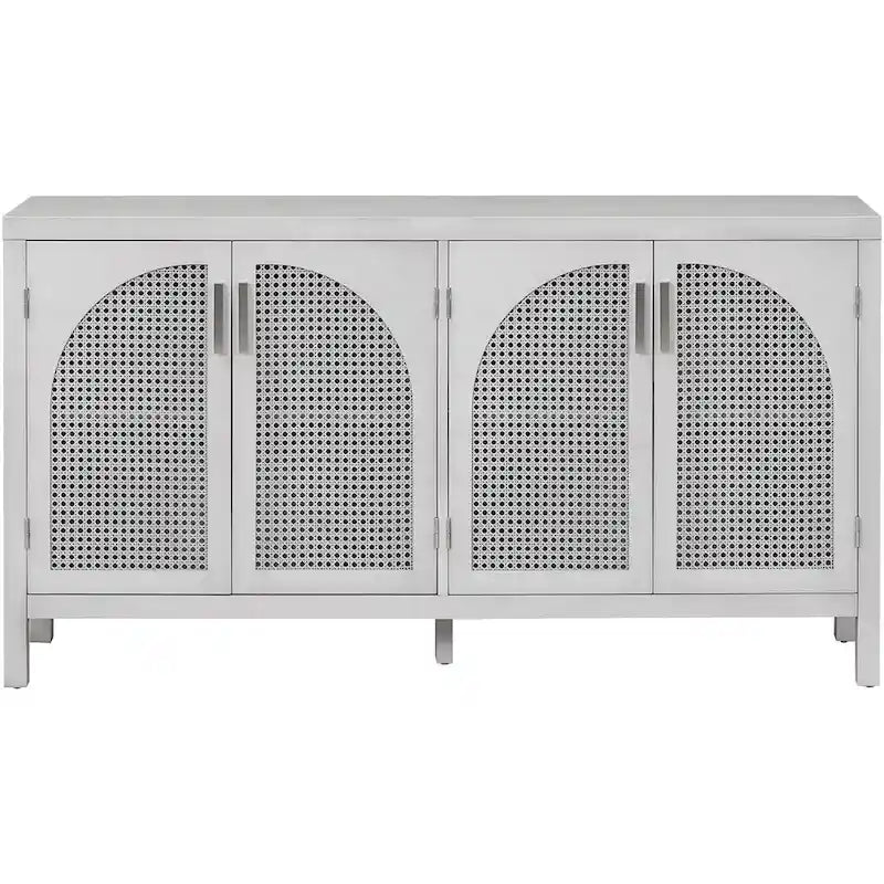 60 Large Storage Space Artificial Rattan Doors Buffet/Sideboard