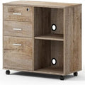 Meuble de classement en bois - 15.75P x 31.69L x 26.29H