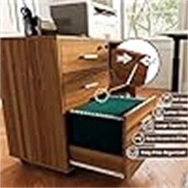 Meuble de classement en bois - 15.75P x 31.69L x 26.29H