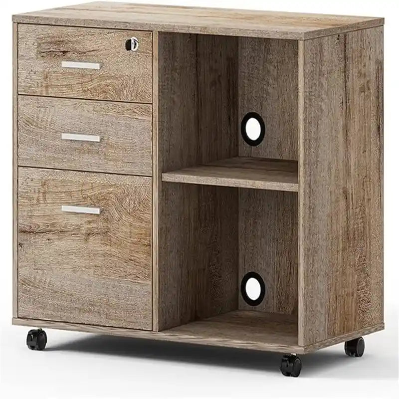 Meuble de classement en bois - 15.75P x 31.69L x 26.29H