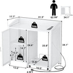 Classeurs de bureau pour le télétravail - 16.5P x 31.5L x 34H