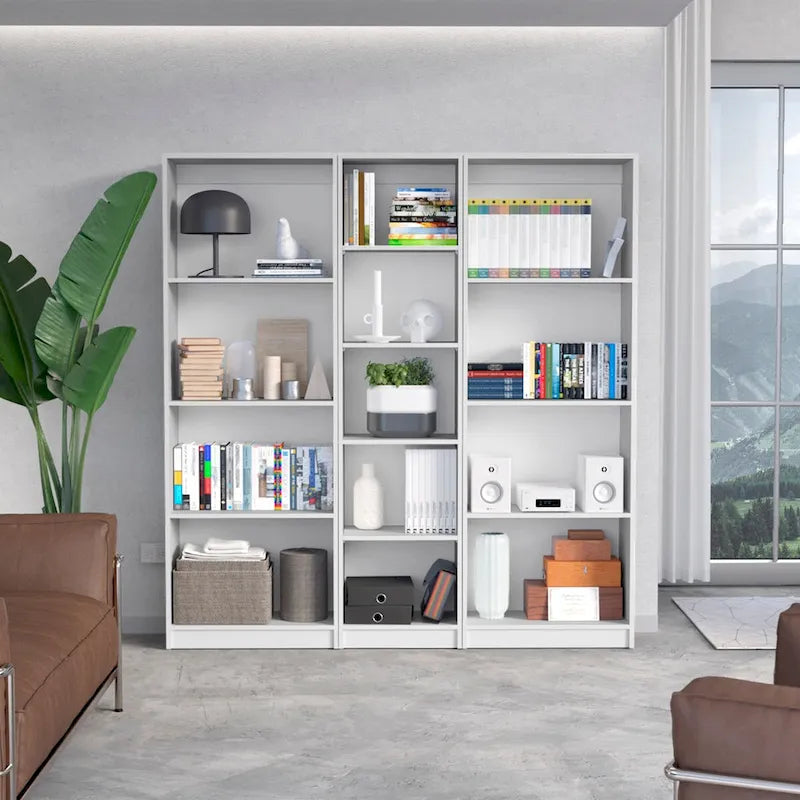 Kenyon 67 Wide 4-Shelf Bookcase Set of 3