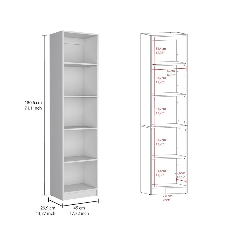 Kenyon 67 Wide 4-Shelf Bookcase Set of 3