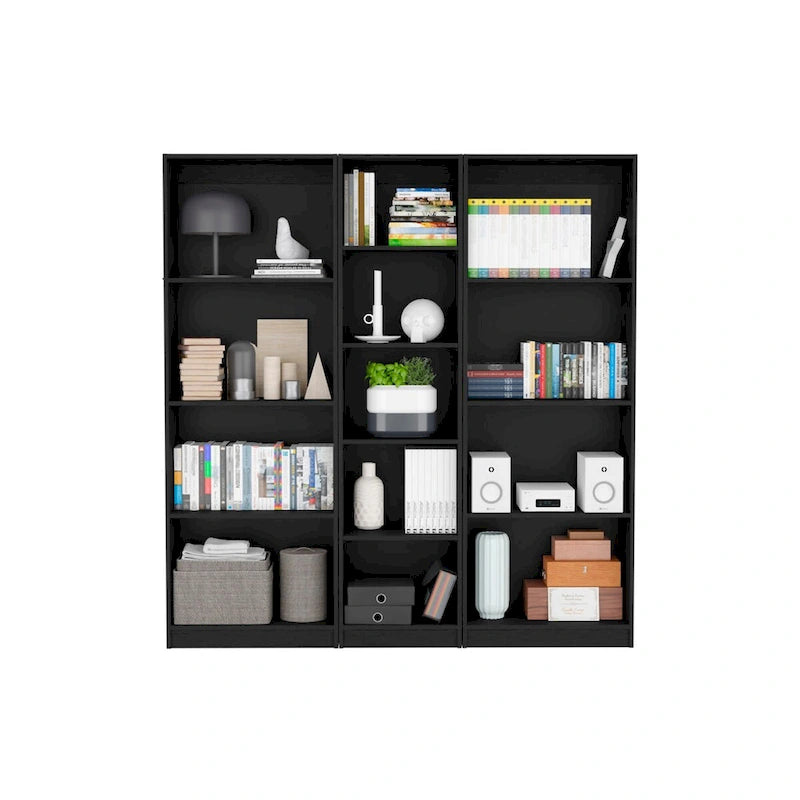 Kenyon 67 Wide 4-Shelf Bookcase Set of 3