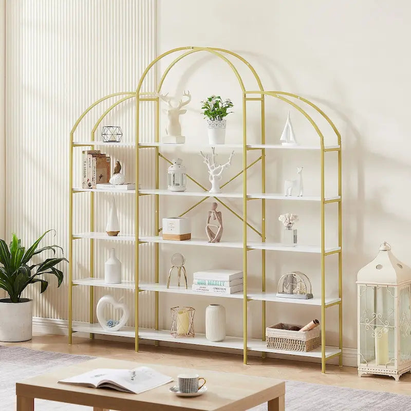 Bibliothèque de bureau à 5 niveaux