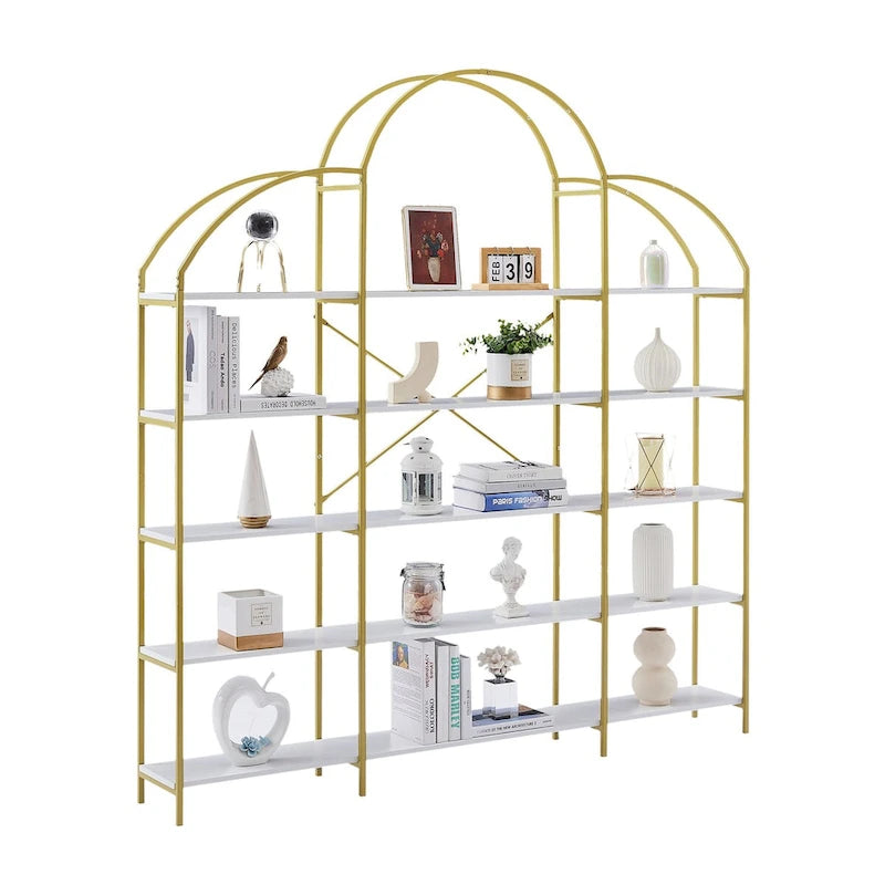 Bibliothèque de bureau à 5 niveaux