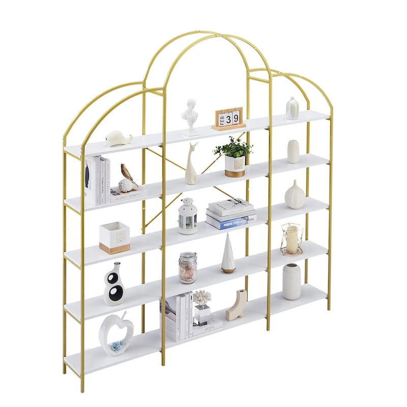 Bibliothèque de bureau à 5 niveaux