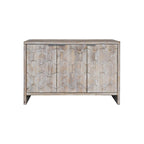 3 Door Wooden Cabinet Sideboard Buffet - N/A