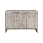 3 Door Wooden Cabinet Sideboard Buffet - N/A