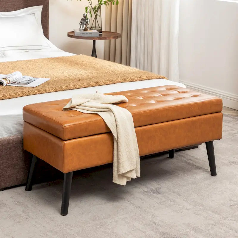 Banc de rangement avec banc de rangement