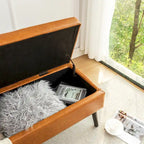 Banc de rangement avec banc de rangement