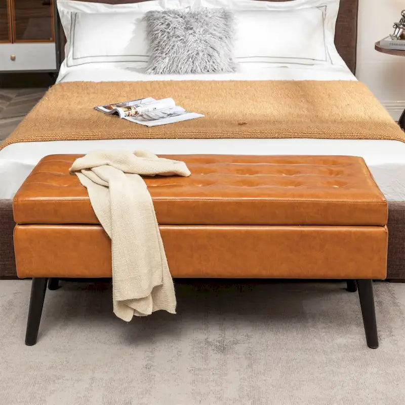 Banc de rangement avec banc de rangement