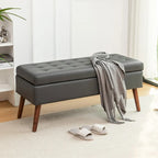 Banc de rangement avec banc de rangement