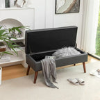 Banc de rangement avec banc de rangement