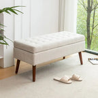 Banc de rangement avec banc de rangement