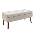 Banc de rangement avec banc de rangement