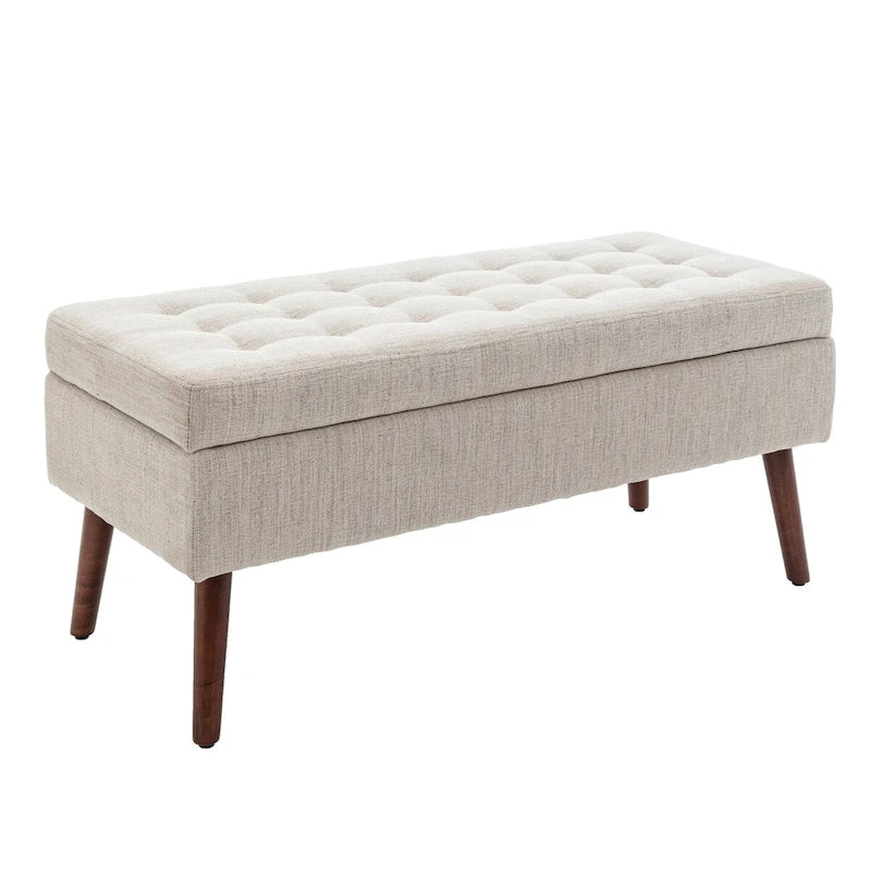 Banc de rangement avec banc de rangement