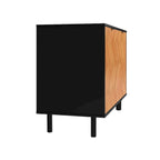 Mid-Century Modern Accent Cabinet with 2 Soft-Close Doors & Shelves, 35.43"L