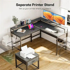 Support d'imprimante - 51.2P x 28.94L x 19.69H